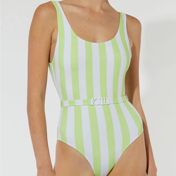 Solid & Striped - One Piece Bathing Suit (The Annemarie Belt 1 inch stripe ) - Picture 3 of 15